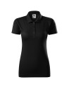 Tricou polo de damă Single J., bumbac 100%, 180 g/mp