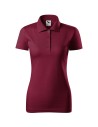 Tricou polo de damă Single J., bumbac 100%, 180 g/mp