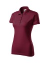 Tricou polo de damă Single J., bumbac 100%, 180 g/mp