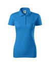 Tricou polo de damă Single J., bumbac 100%, 180 g/mp