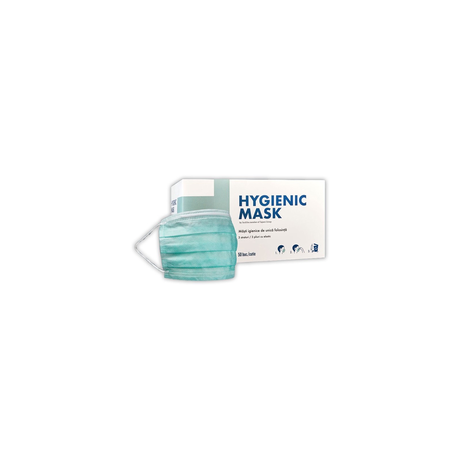 Dr.Albert Hygienic Mask - Mască igienică de unică folosință - set 50 bucăți