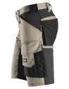 Pantaloni scurți de lucru, stretch, Snickers Workwear, AllroundWork, 6143, Khaki/Black