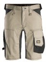 Pantaloni scurți de lucru, stretch, Snickers Workwear, AllroundWork, 6143, Khaki/Black