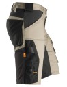 Pantaloni scurți de lucru, stretch, Snickers Workwear, AllroundWork, 6143, Khaki/Black