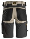 Pantaloni scurți de lucru, stretch, Snickers Workwear, AllroundWork, 6143, Khaki/Black
