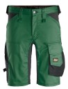 Pantaloni scurți de lucru, stretch, Snickers Workwear, AllroundWork, 6143, Forest Green/Black