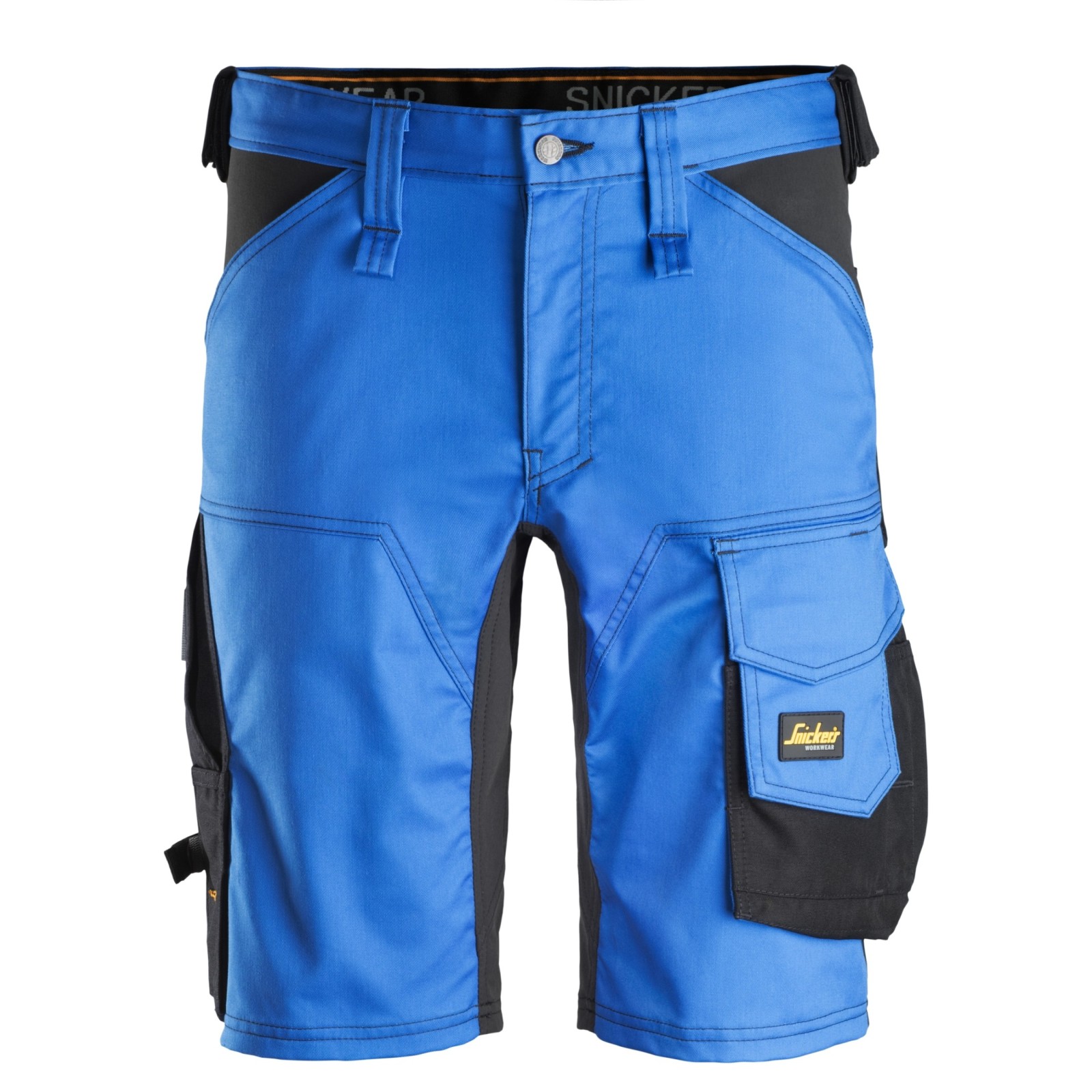 Pantaloni scurți de lucru, stretch, Snickers Workwear, AllroundWork, 6143, True Blue/Black