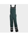 Pantaloni de lucru cu pieptar de vară, cu dungi reflectorizante, 100% bumbac, Collins Green