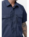 Cămașă de bărbați, mânecă scurtă, UPF 50+, Snickers Workwear, LiteWork, 8520, Navy
