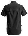 Cămașă de bărbați, mânecă scurtă, UPF 50+, Snickers Workwear, LiteWork, 8520, Black