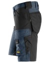 Pantaloni scurți de lucru, 4-way stretch, flexibili, Snickers Workwear, AllroundWork, 6173, Navy/Black
