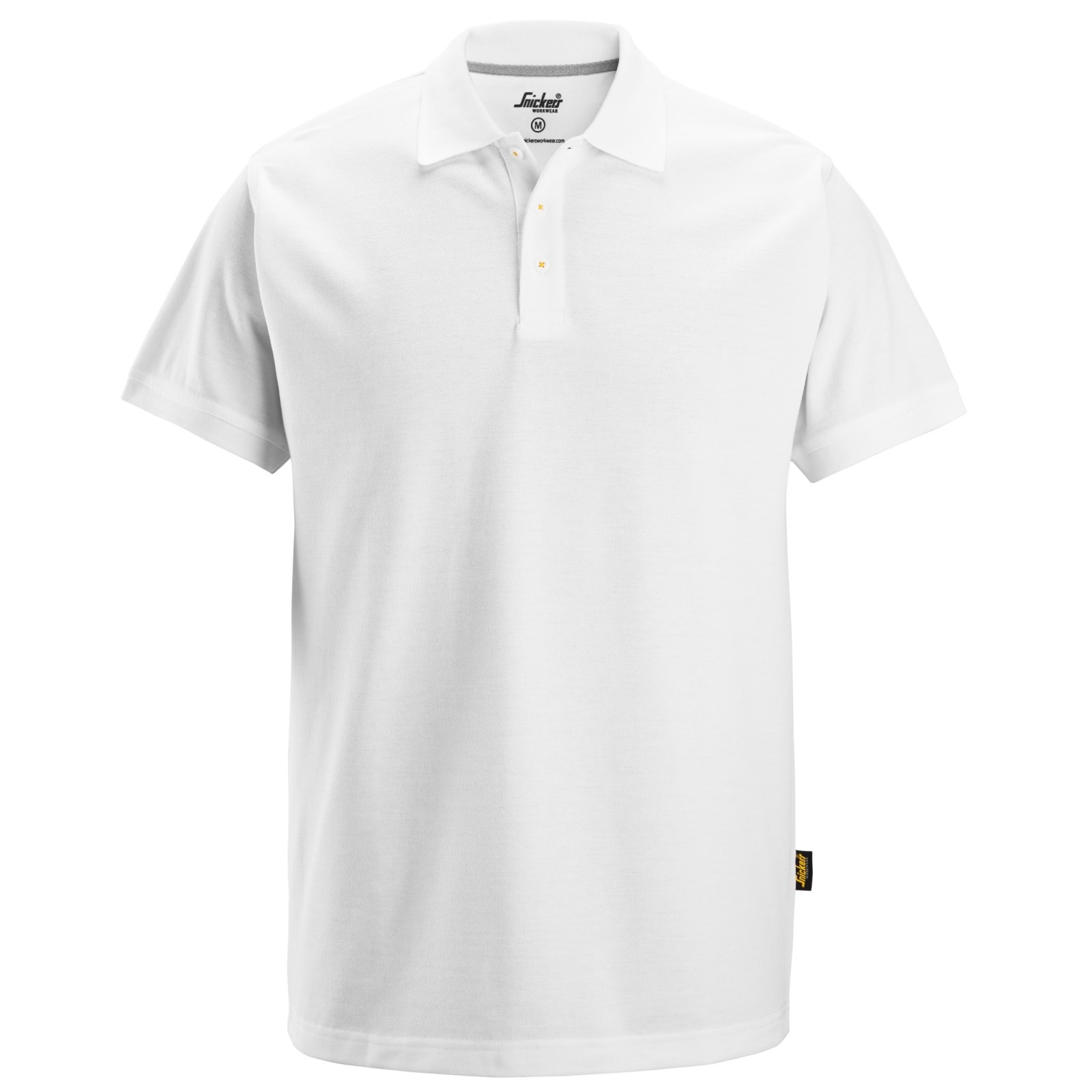 Tricou polo de bărbați, bumbac+poliester, 220g/mp, Snickers Workwear Classic, 2718, White
