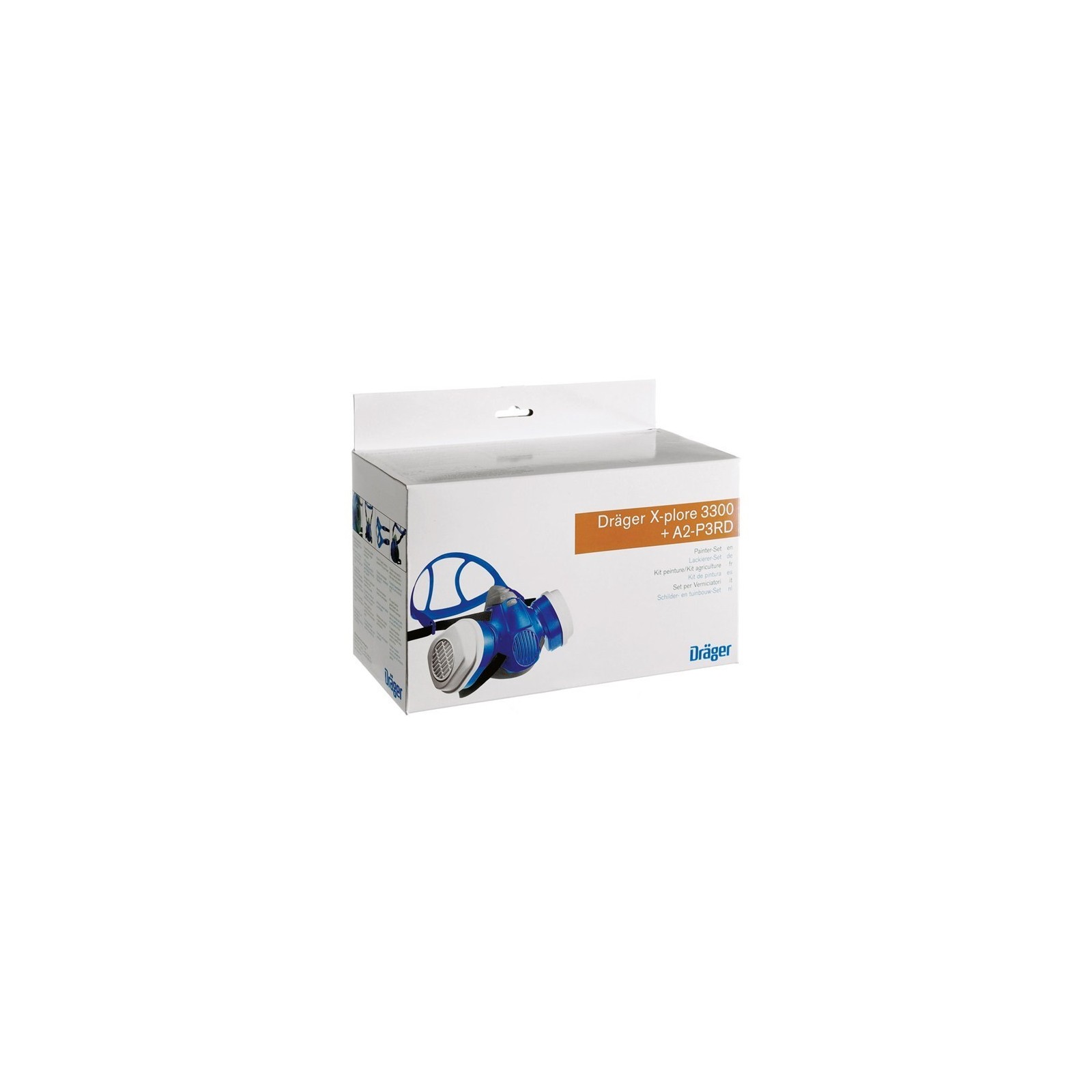 Set de protecție vopsitor/agricultor - Semimască Dräger X-plore 3300 + filtre A2P3