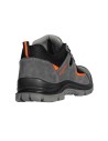 Pantofi de lucru unisex, cu bombeu, piele & material textil, Kastor Grey 2.0 Low S1