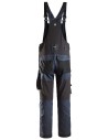 Pantaloni cu pieptar de lucru, stretch, Snickers Workwear, AllroundWork, 6051, Navy/Black