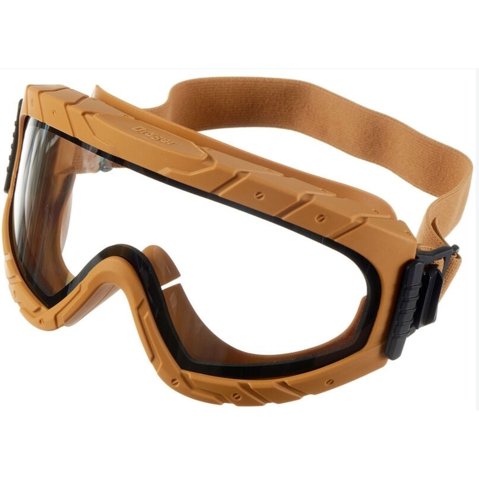 Ochelari de protecție tactici, rezistență balistică, Dräger X-pect 4900, Sand