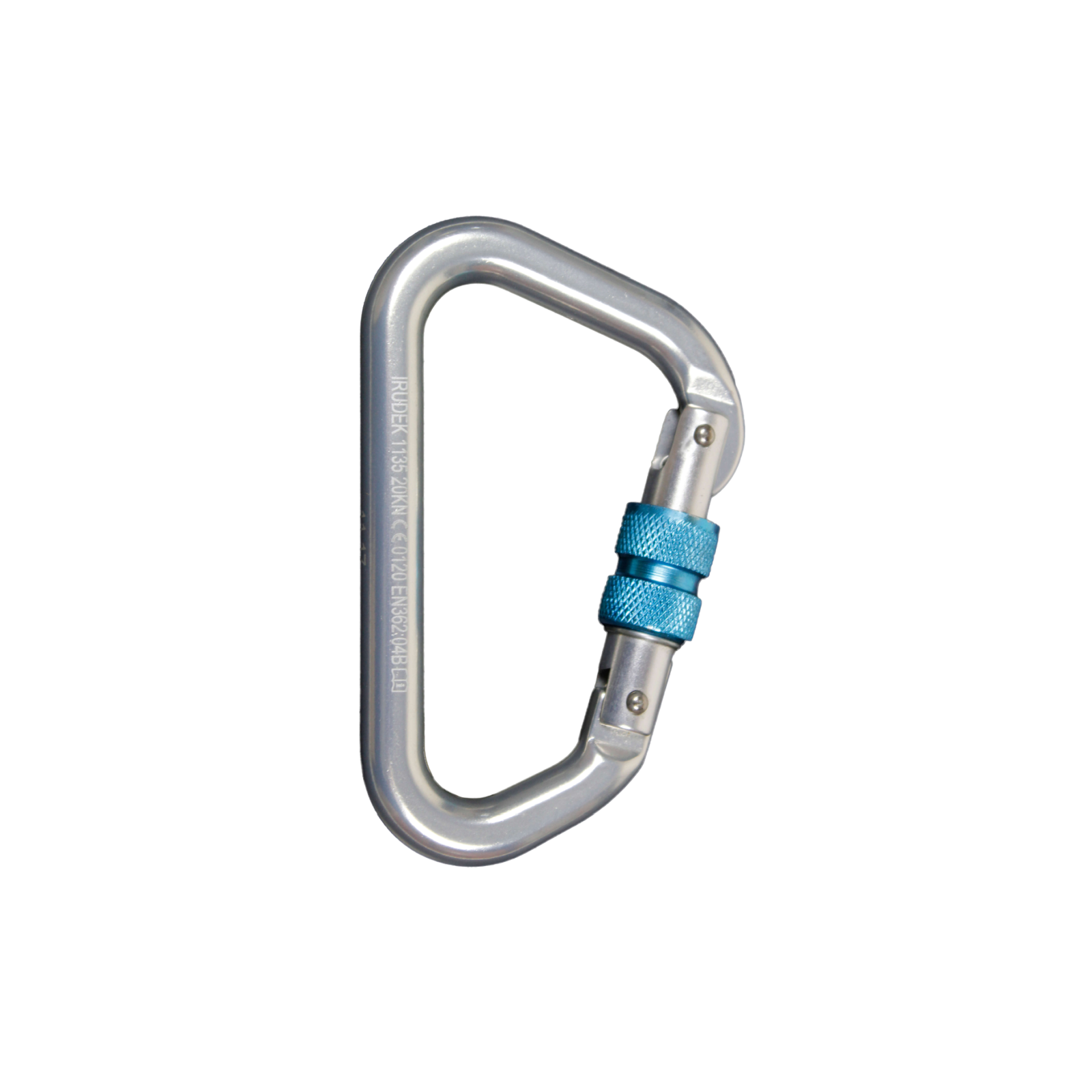 Carabinieră asimetrică din aluminiu, Irudek Silverlight 1135, închidere Screw-Lock