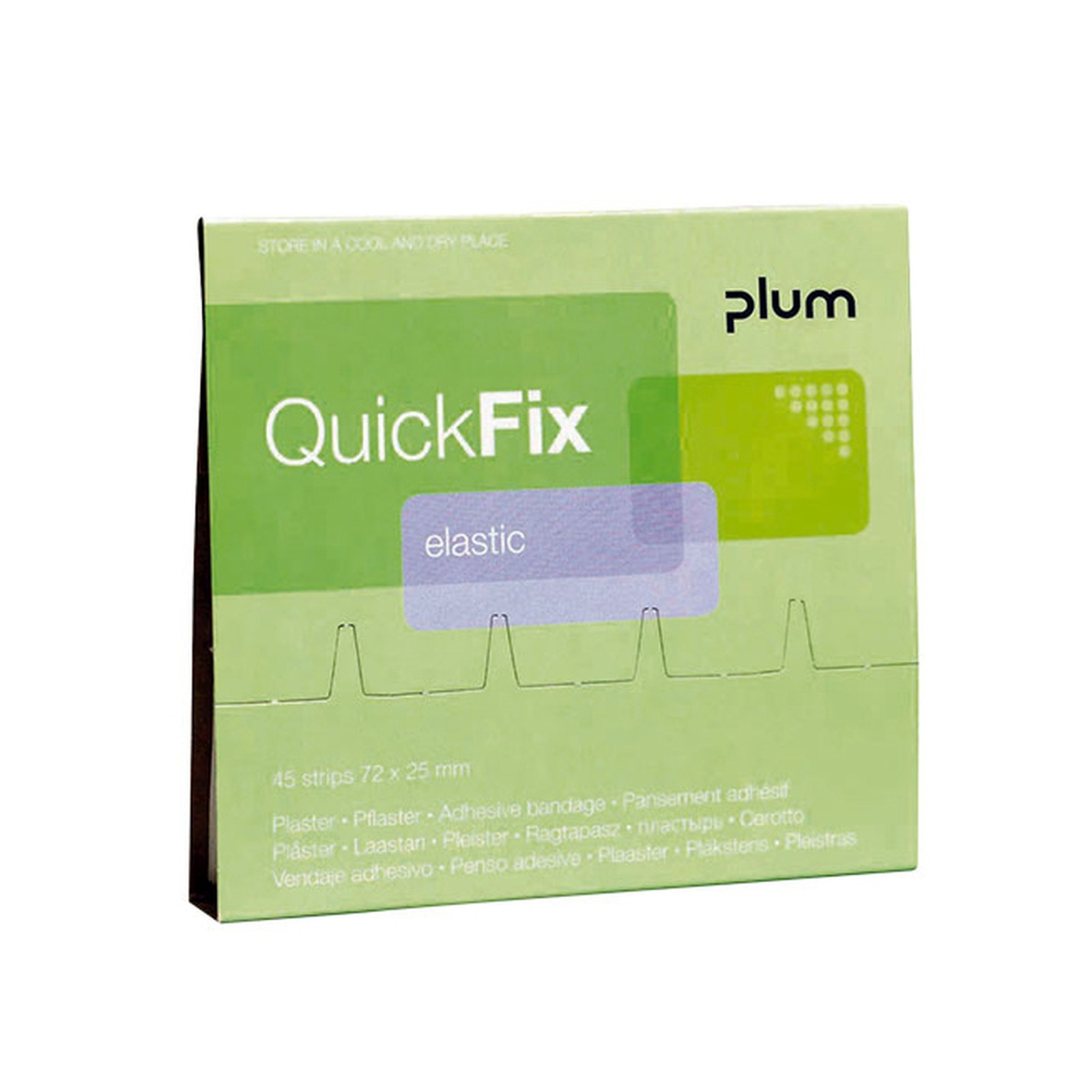 Pachet de plasturi Plum QuickFix Elastic - 45 buc.