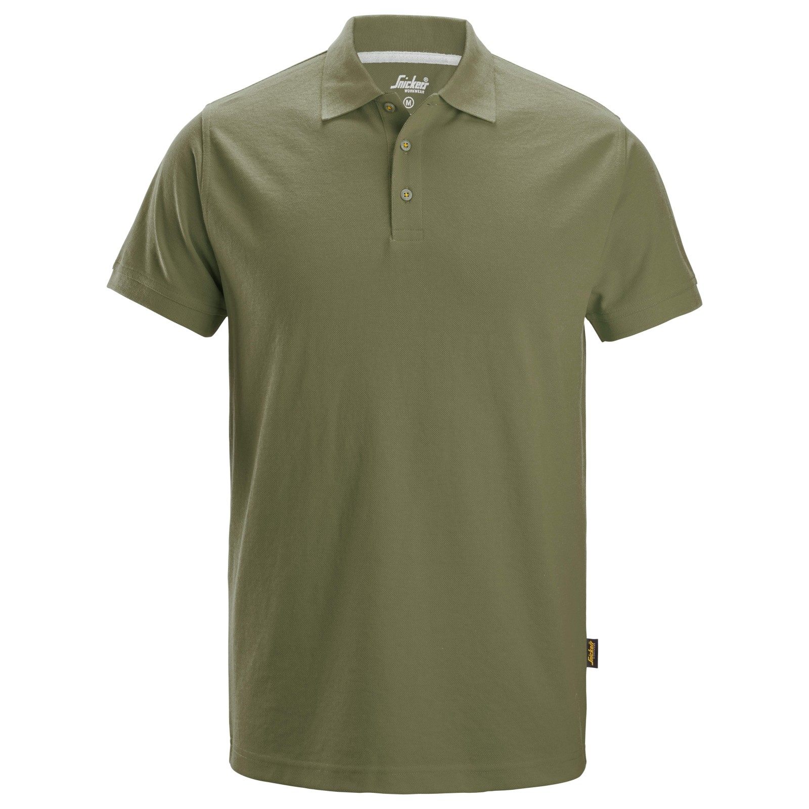 Tricou polo de bărbați, bumbac+poliester, 220g/mp, Snickers Workwear Classic, 2718, Khaki Green
