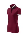 Tricou polo de damă Collar Up, 100% bumbac, 215 g/mp