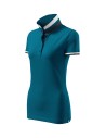 Tricou polo de damă Collar Up, 100% bumbac, 215 g/mp