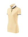 Tricou polo de damă Collar Up, 100% bumbac, 215 g/mp
