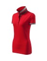 Tricou polo de damă Collar Up, 100% bumbac, 215 g/mp