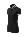 Tricou polo de damă Collar Up, 100% bumbac, 215 g/mp