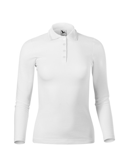 Pique Polo LS, tricou polo cu maneca lunga, de dama, 200 g/mp