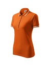 Tricou polo de damă Urban, 65% bumbac & 35% poliester, 200 g/mp - portocaliu