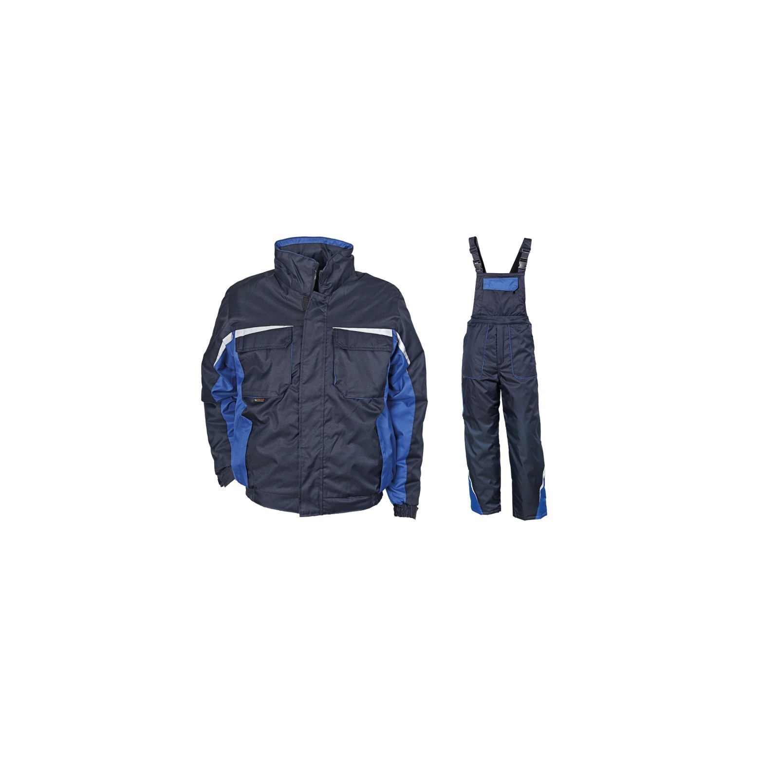 Costum de lucru vătuit pentru iarnă, Kastor Blue