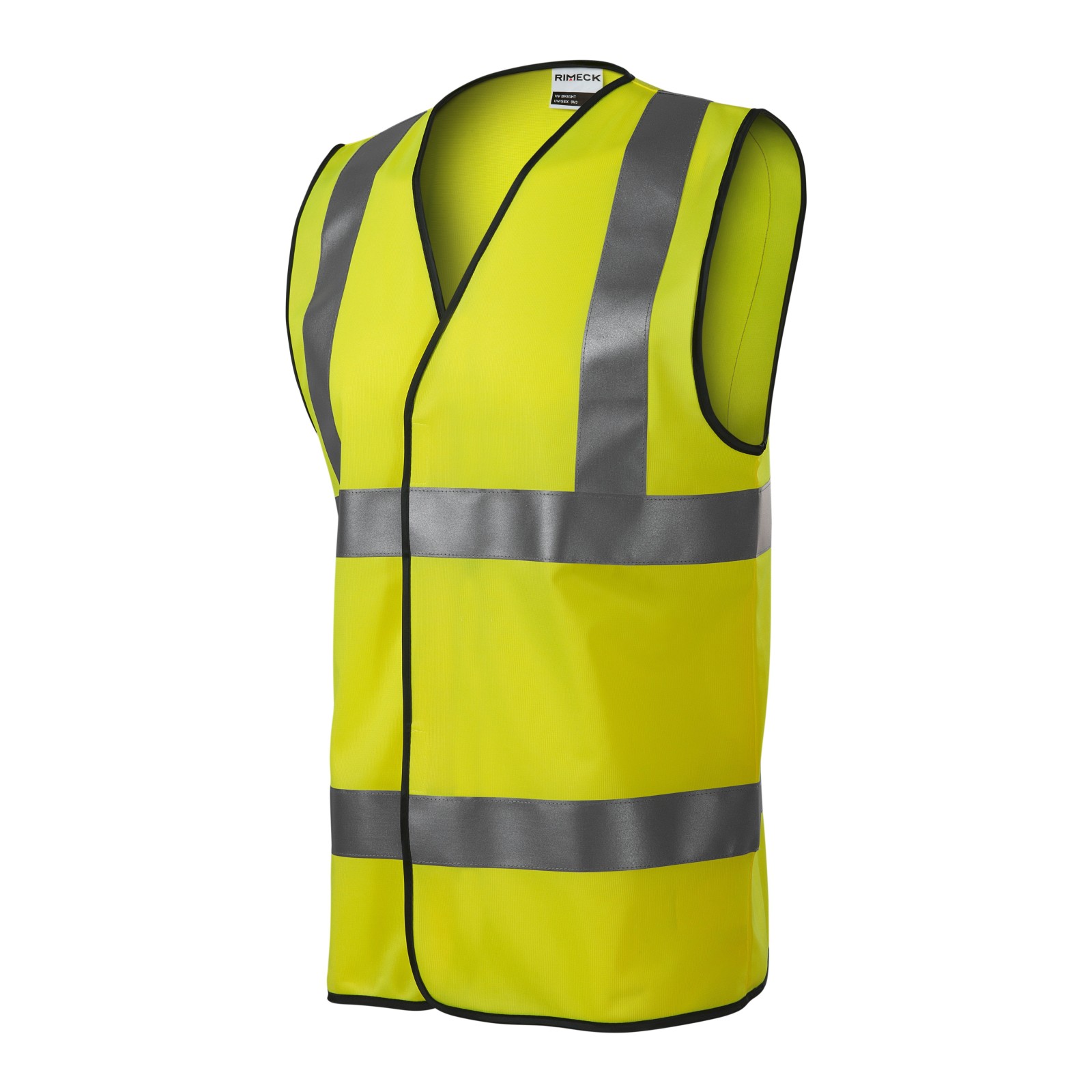 Vestă reflectorizanta unisex, 100% poliester fluorescent, HV Bright
