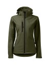 Jachetă softshell de damă cu fleece interior, poliester 94%, 300 g/mp, Performance