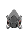 Semimască de protecție cu două filtre laterale 3M 6200, 2502-00