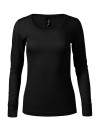 Tricou cu mânecă lungă, de damă, 100% lână merinos, 190 g/mp, Merino Rise LS