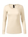 Tricou cu mânecă lungă, de damă, 100% lână merinos, 190 g/mp, Merino Rise LS