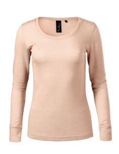 Tricou cu mânecă lungă, de damă, 100% lână merinos, 190 g/mp, Merino Rise LS 2