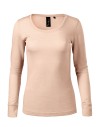 Tricou cu mânecă lungă, de damă, 100% lână merinos, 190 g/mp, Merino Rise LS