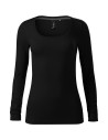 Tricou cu mânecă lungă de damă, 95% bumbac, 160 g/mp, Brave