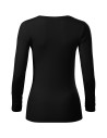 Tricou cu mânecă lungă de damă, 95% bumbac, 160 g/mp, Brave