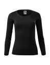 Tricou cu mânecă lungă pentru femei, 100% bumbac, 160 g/mp, FIT-T LS