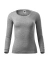 Tricou cu mânecă lungă pentru femei, 100% bumbac, 160 g/mp, FIT-T LS