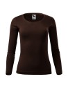 Tricou cu mânecă lungă pentru femei, 100% bumbac, 160 g/mp, FIT-T LS