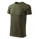 Tricou unisex Heavy New, bumbac 100%, 200 g/mp Military