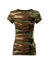 Tricou de damă Camo Pure, bumbac 100%, 150 g/mp