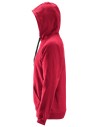 Hanorac cu glugă, din bumbac și poliester reciclat, Snickers Workwear, 2800, Chili Red