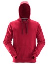 Hanorac cu glugă, din bumbac și poliester reciclat, Snickers Workwear, 2800, Chili Red