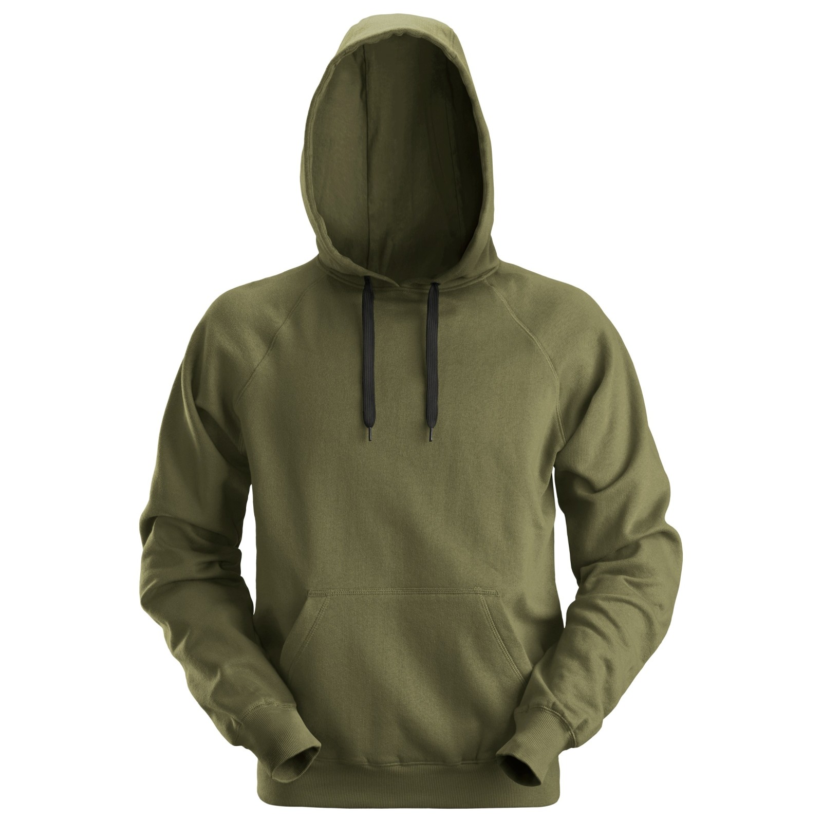 Hanorac cu glugă, din bumbac și poliester reciclat, Snickers Workwear, 2800, Khaki Green