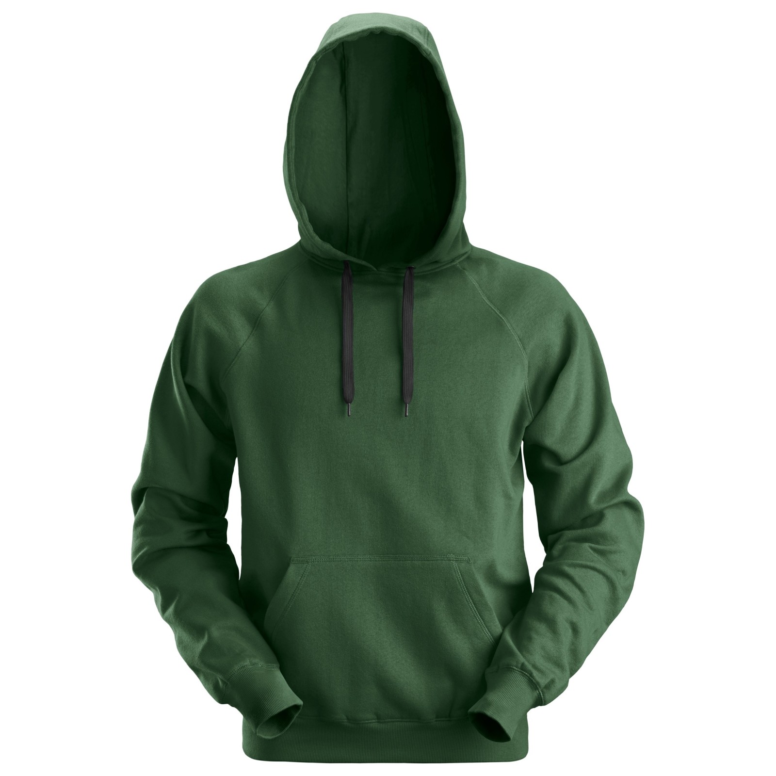 Hanorac cu glugă, din bumbac și poliester reciclat, Snickers Workwear, 2800, Forest Green