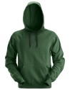 Hanorac cu glugă, din bumbac și poliester reciclat, Snickers Workwear, 2800, Forest Green
